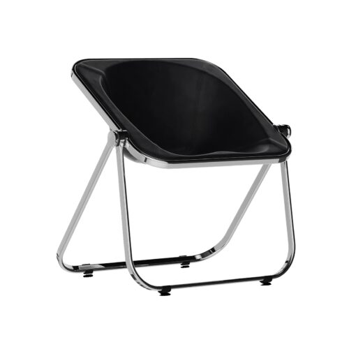 KĖDĖ PLONA BLACK LEATHER